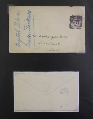 Lot 392 - Crystal Palace. A collection of items including Joseph Paxton signed letters