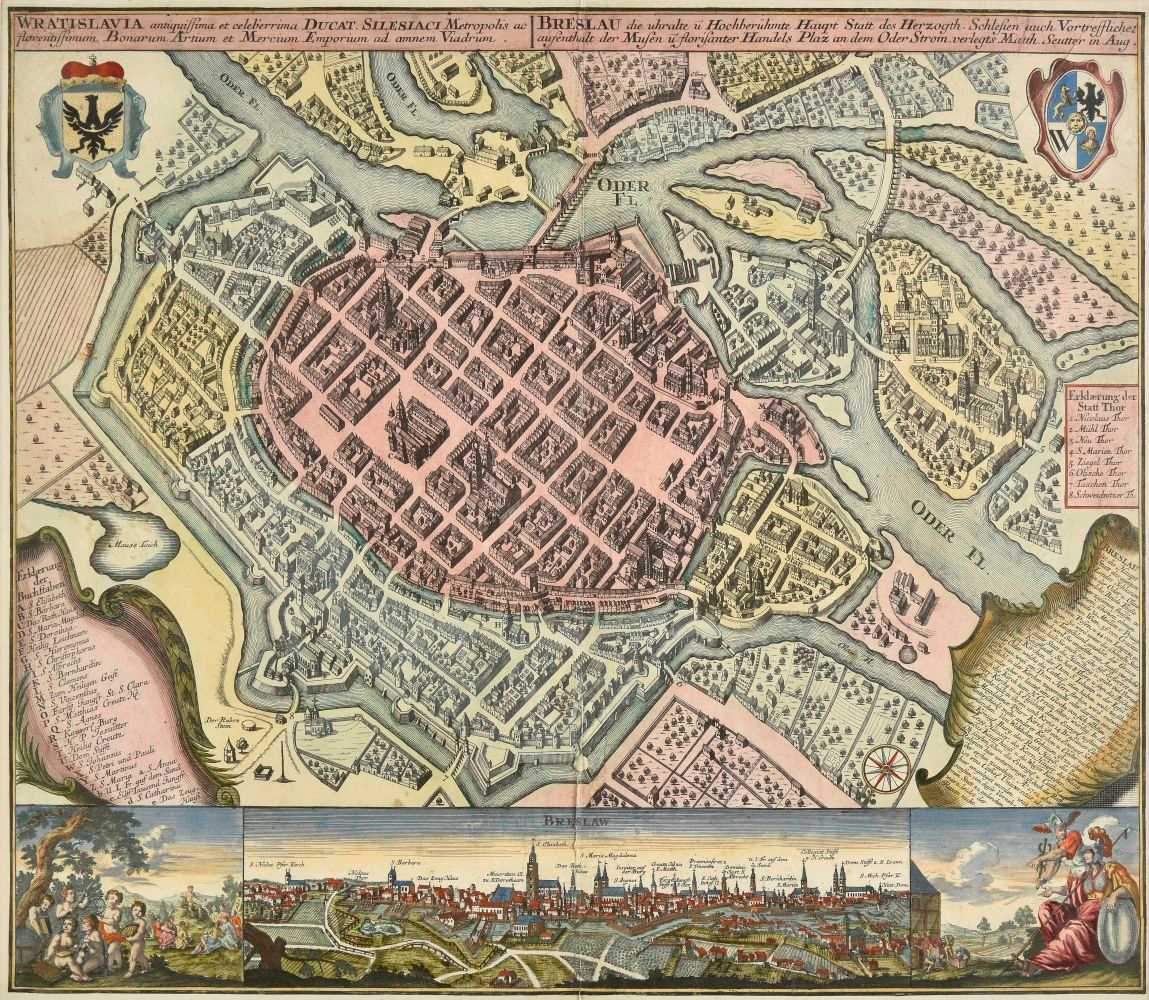 Lot 72 - Poland. Seutter (George Matthaus), Wratislavia..., circa 1740