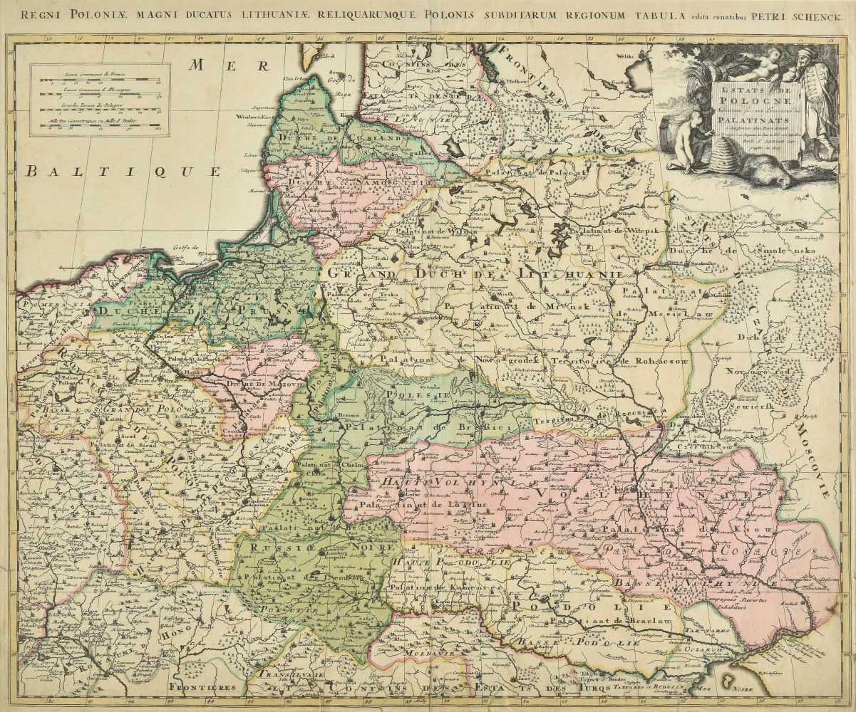 Lot 71 - Poland. Schenk (Petrus), Estats de Pologne..., circa 1740