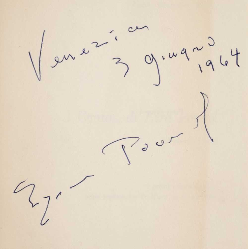 Lot 856 Pound Ezra 15 1972 I Cantos Volume