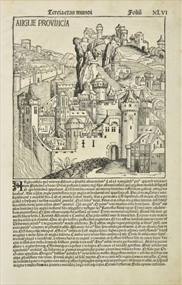 Lot 166 - Schedel (Hartman). Anglie Provincia, 1493