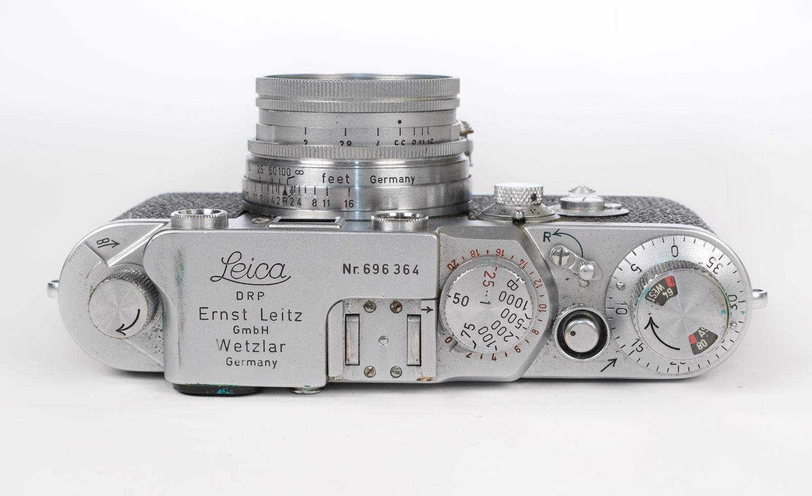 Lot 106 - Leica IIIf Camera From 1954 With 35mm, 50mm