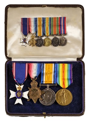 Lot 65 - Royal Victorian Order. A group of medals - Captain James Gordon Paterson