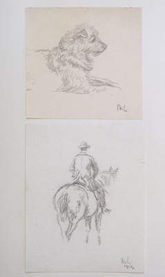 Lot 494 - Loud (Arthur Bertram, 1862-1930). An album of drawings and watercolours