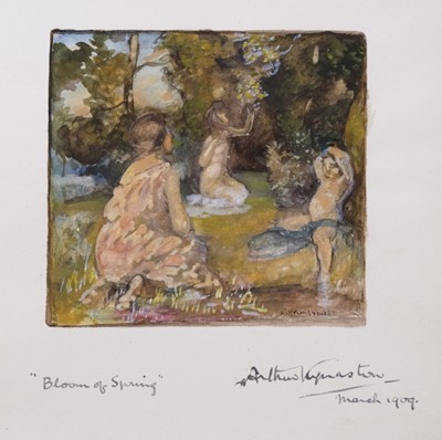 Lot 494 - Loud (Arthur Bertram, 1862-1930). An album of drawings and watercolours