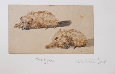 Lot 494 - Loud (Arthur Bertram, 1862-1930). An album of drawings and watercolours