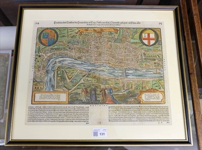 Lot 131 - London. Munster (Sebastian), Londin oder Lunden..., circa 1628
