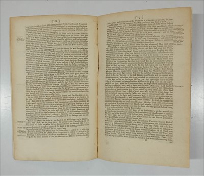 Lot 256 - Browne (Sir Thomas). A Letter to a Friend, 1st edition, 1690,  Pirie copy