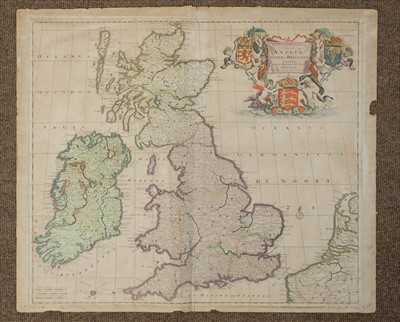 Lot 115 - England and Wales. Hole (William), Englalond Anglia Anglosaxonum Heptarchia, 1637