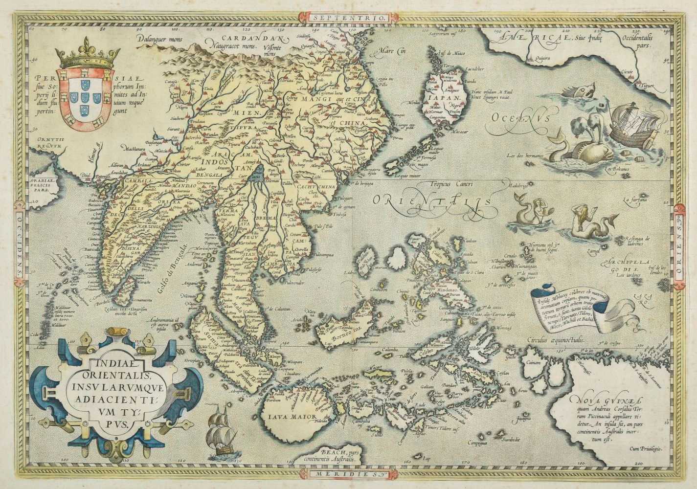 Lot 108 - East Indies. Ortelius (Abraham), Indiae Orientalis..., 1601 - 1609