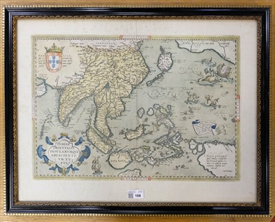 Lot 108 - East Indies. Ortelius (Abraham), Indiae Orientalis..., 1601 - 1609