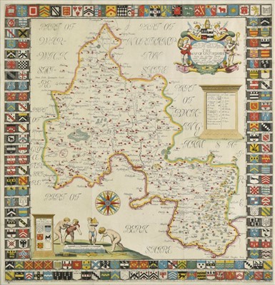 Lot 144 - Oxfordshire. Plot (Robert), The Map of Oxfordshire..., circa 1677