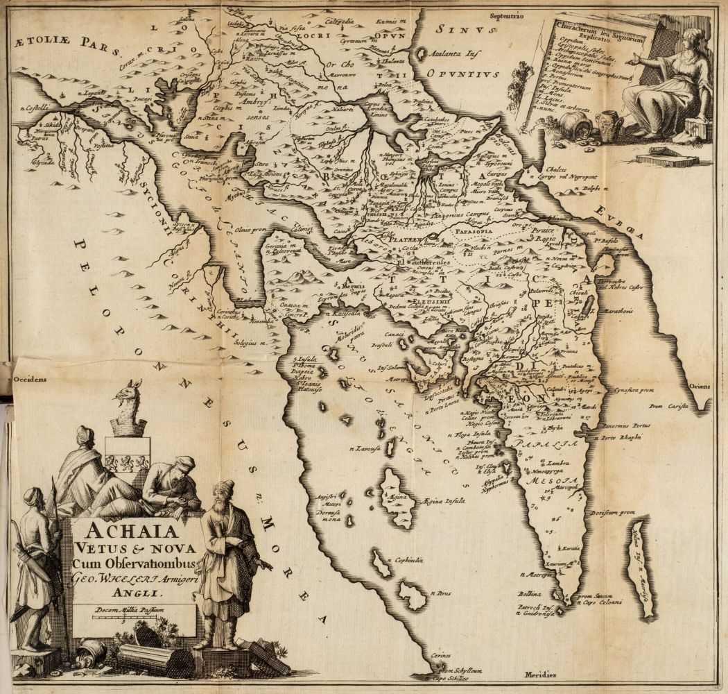 Lot 54 - Wheler (George). Voyage de Dalmatie, de Grèce, et du Levant, 1st edition in French, 1689, & others