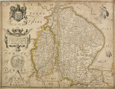 Lot 128 - Lincolnshire & Nottinghamshire. Saxton (Christopher & Web W.), 1642