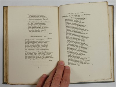 Lot 387 - Johnson (Lionel). Poems, 1st edition, [printed at the Chiswick Press], London & Boston, 1895