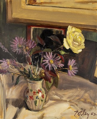 Lot 520 - Petley-Jones (Llewellyn, 1908-1986). Still life of flowers, oil on canvas