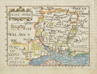 Lot 121 - Hampshire. Bill (John), Hant Shire, 1626
