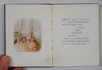 Lot 394 - Potter (Beatrix). The Tale of Peter Rabbit, 1st trade edition, [1902]