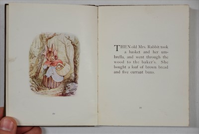 Lot 394 - Potter (Beatrix). The Tale of Peter Rabbit, 1st trade edition, [1902]