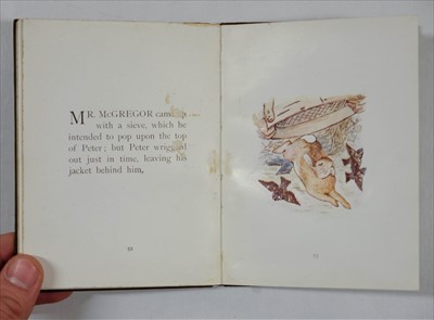 Lot 394 - Potter (Beatrix). The Tale of Peter Rabbit, 1st trade edition, [1902]