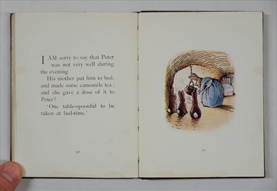 Lot 394 - Potter (Beatrix). The Tale of Peter Rabbit, 1st trade edition, [1902]