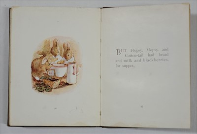 Lot 394 - Potter (Beatrix). The Tale of Peter Rabbit, 1st trade edition, [1902]