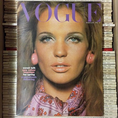 Lot 431 - Vogue. Approximately 240 issues, 1966-99