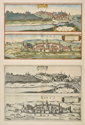 Lot 149 - Poland. Braun (Georg & Hogenberg Franz), Sendomiria [on sheet with] Biecz, 1618