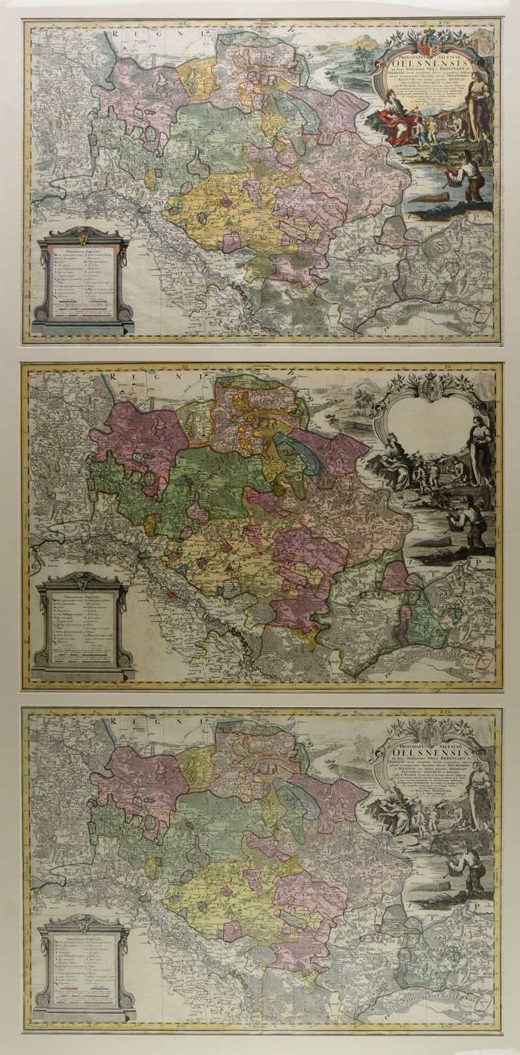 Lot 98 - Poland/Silesia. Homann (Johann Baptist), Principatus Silesiae Oelsnensis..., 1739