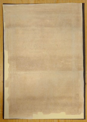 Lot 215 - Trade advertising. Printed advert on silk for Watt's Patent Shot Bristol, circa 1790