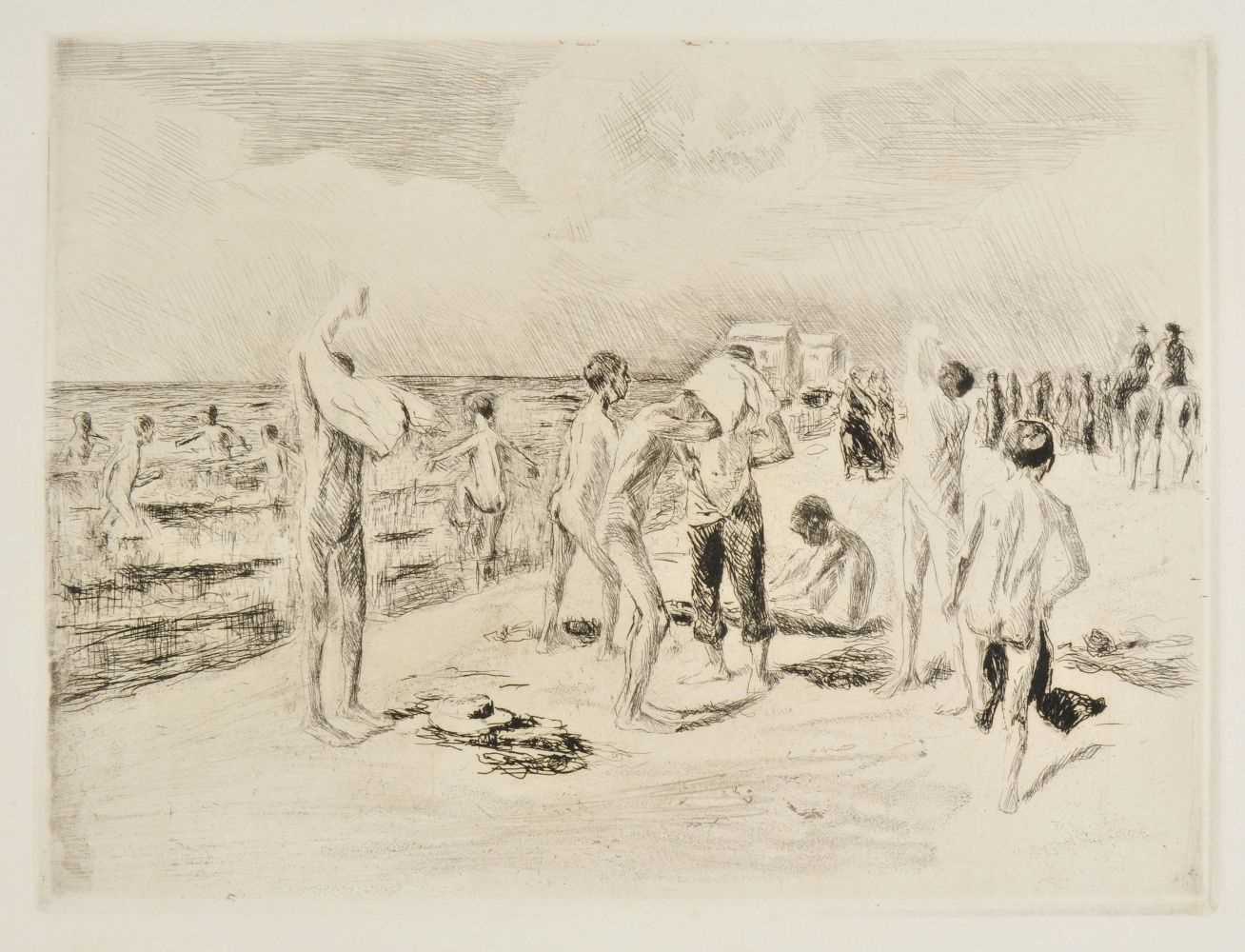 Lot 552 - Liebermann, (Max, 1847-1935), Badende Knaben, 1904