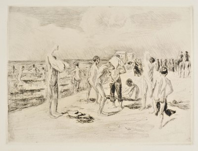 Lot 552 - Liebermann, (Max, 1847-1935), Badende Knaben, 1904