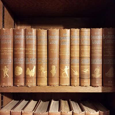 Lot 81 - The Badminton Library. 32 volumes, mixed editions, circa 1880-1900