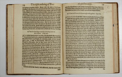 Lot 74 - Hill (Thomas). A Profitable Instruction of the Perfite Ordering of Bees, 3rd edition, 1574
