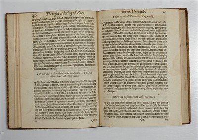 Lot 74 - Hill (Thomas). A Profitable Instruction of the Perfite Ordering of Bees, 3rd edition, 1574