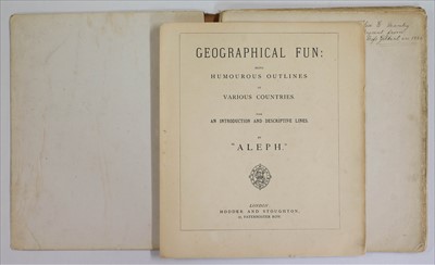 Lot 84 - Aleph (William Harvey). Geographical Fun.., circa 1868