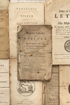 Lot 281 - Pamphlets. The Woman's Labour..., by Mary Collier, 3rd edition, 1740