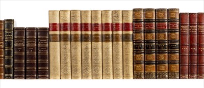 Lot 254 - Bindings. Gibbon's Decline and Fall of the Roman Empire, contemporary vellum by Hayday, & others