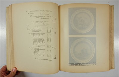Lot 373 - Williamson (George C.) The Imperial Russian Dinner Service. 1909