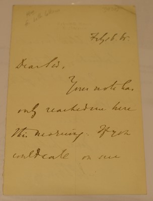 Lot 212 - Levi (Leone, 1821-1888). A collection of 96 mostly Autograph Letters Signed to Levi