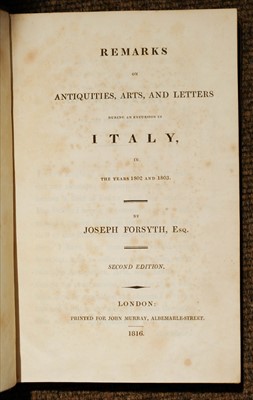Lot 48 - Rowlandson, Thomas, illustrator. Naples and the Campagna Felice, 1st edition, 1815, & other travel