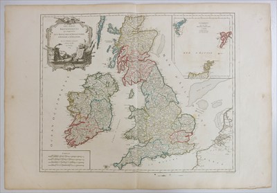 Lot 94 - British Isles. A collection of eight maps, 18th & 19th century