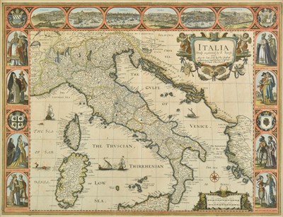 Lot 124 - Italy. Speed (John), Italia newly augmented by J. Speede, 1676