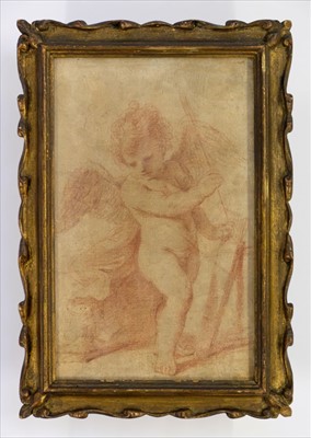 Lot 249 - Guercino (Giovanni Francesco Barbieri, 1591-1666). Cupid taking an arrow from his quiver
