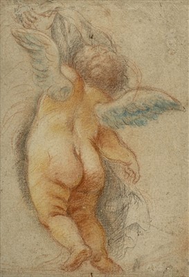 Lot 250 - Canuti (Domenico Maria, 1625-1684). Putto seen from behind, chalk