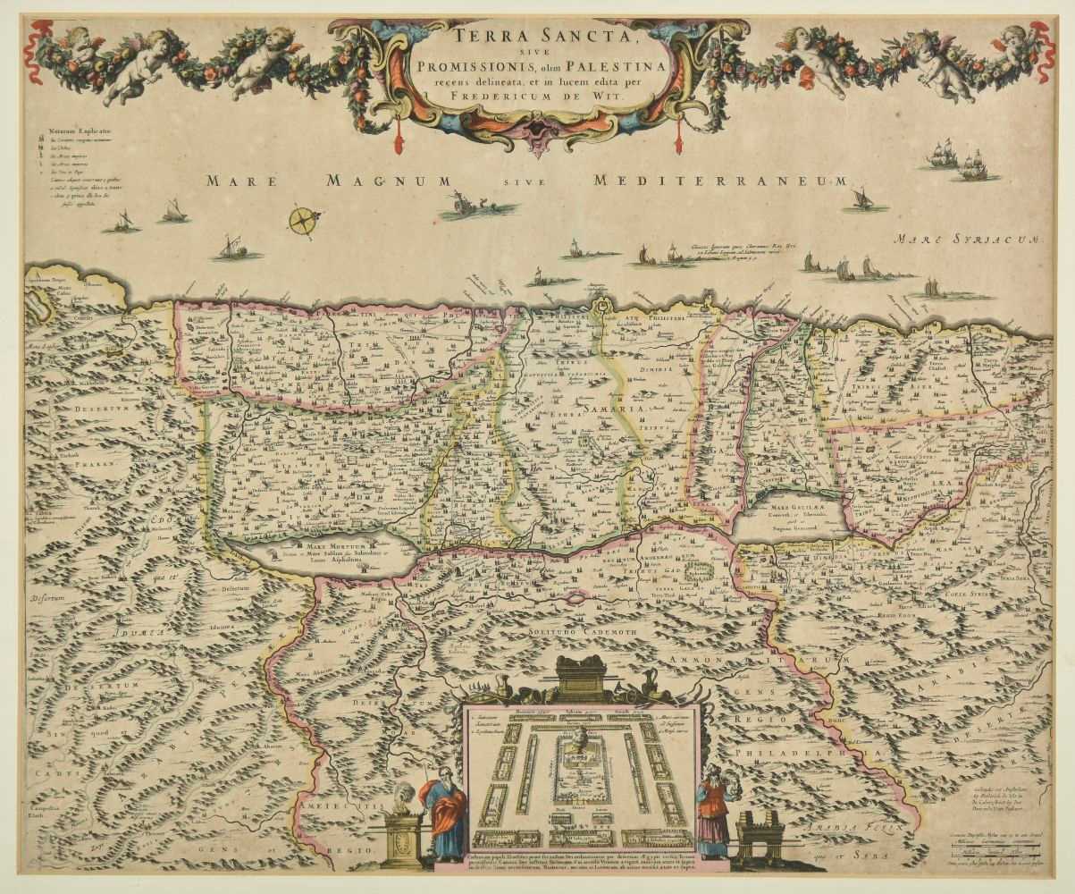 Lot 123 - Holy Land. De Wit (Frederick), Terra Sancta..