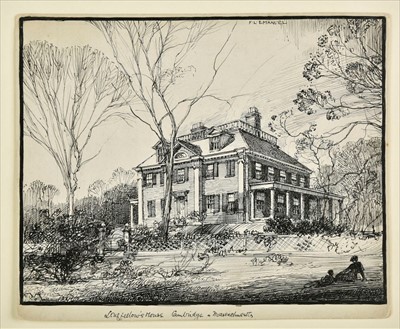 Lot 117 - Emanuel (F. L.). Longfellow's House, Cambridge, Massachusetts