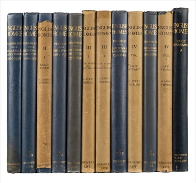 Lot 369 - Tipping (H. Avray). English Homes, 12 volumes, 1922-37