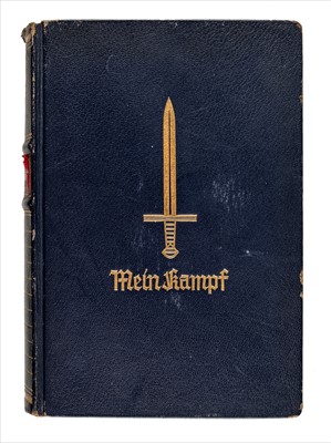 Lot 177 - Hitler (Adolf). Mein Kampf, 2 volumes in one, anniversary edition, 1939