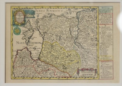 Lot 138 - Poland. Schreiber (Johann Georg), Nineteen regional maps, 1749